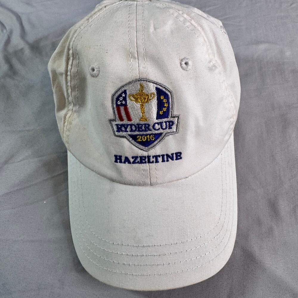 2016 Ryder Cup Hazeltine Golf Hat White American Needle Adjustable Cap